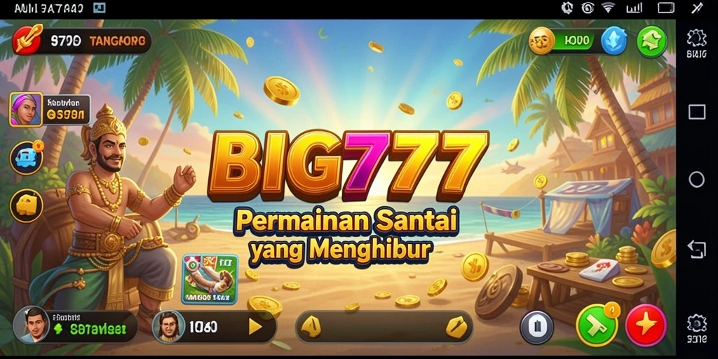 Tampilan gameplay menyenangkan di BIG777 yang penuh warna.