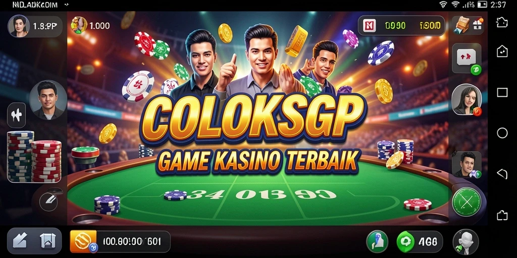 Tampilkan momen seru dalam gameplay kasino COLOKSGP.
