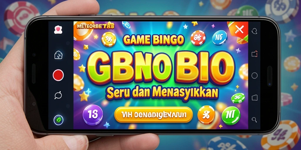 Tampilan utama gameplay <strong>METEORBET88</strong> dengan suasana Bingo yang seru.