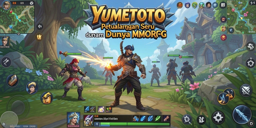 Tampilan gameplay yang seru dan menantang di YUMETOTO.